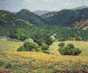 Granville Redmond Southern California Hills,n.d oil painting on canvas